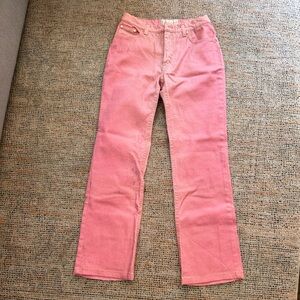 Roberto Cavalli pink and gold jeans